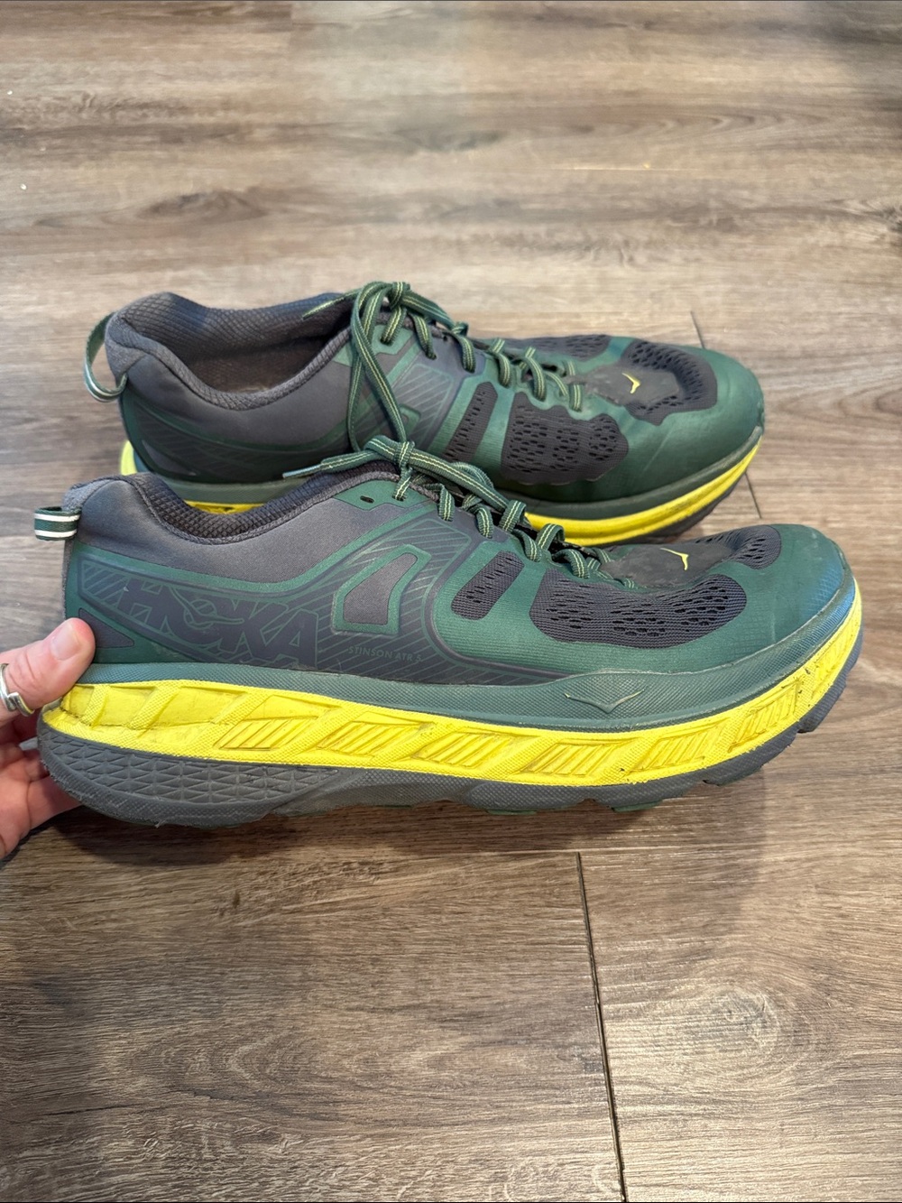 Hoka One Stinson ATR 5 Trail Running Shoes Size 11.5 - No Insoles